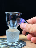 Horn slide shot glass