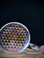 6 Oz Gold Bangin mug with Opal and glow q-tip