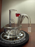 Tower pivot stand/shot glass