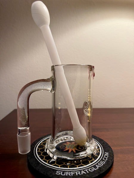 8 ounce dichroic handle banger mug