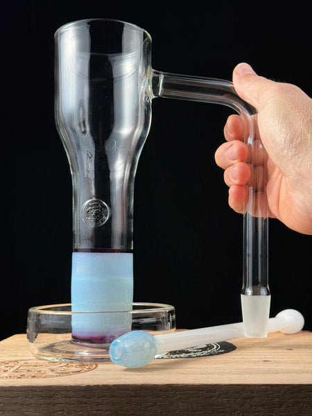 V2 Slurper mug with cropal sonic and gold amethyst