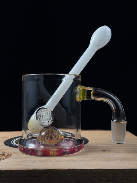 Reticello flower bangin mug.