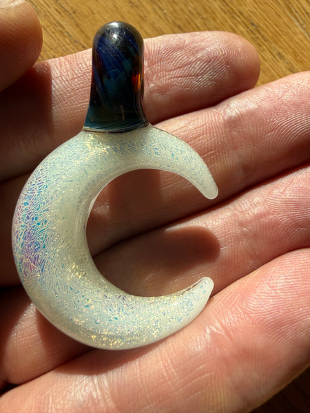 Dichro glow moon pendant