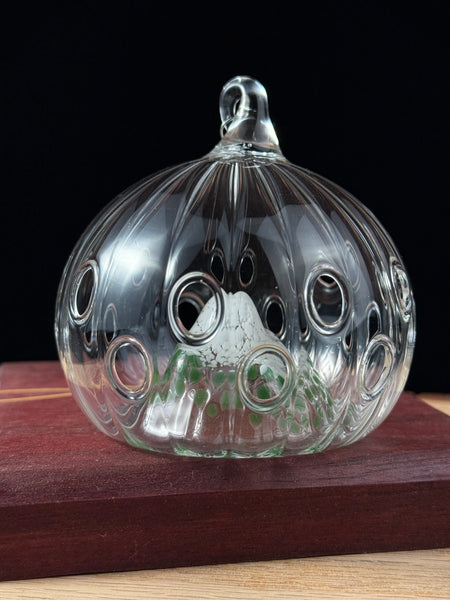 Frosty mountain ornament with extra windows